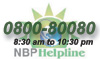 NBP Helpline 0800 800 80